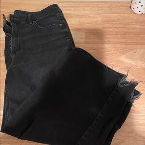 American Eagle Outfitters Charcoal Jeans Extremely comfortable wide leg ankle.
